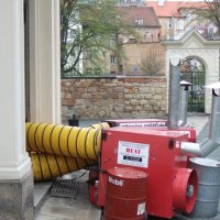 Synagoga Plzeň - vytápění kulturních akcí