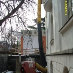 Vytápění rekonstrukce domu, ambasáda Praha