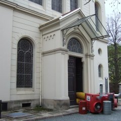 Synagoga Plzeň - vytápění kulturních akcí