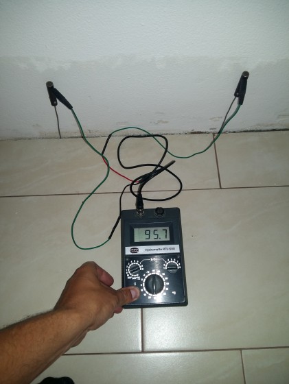 Měření vlhkosti pomocí přístroje GANNRTU 6